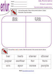 er-ur-controlled-vowel-match-up-worksheet